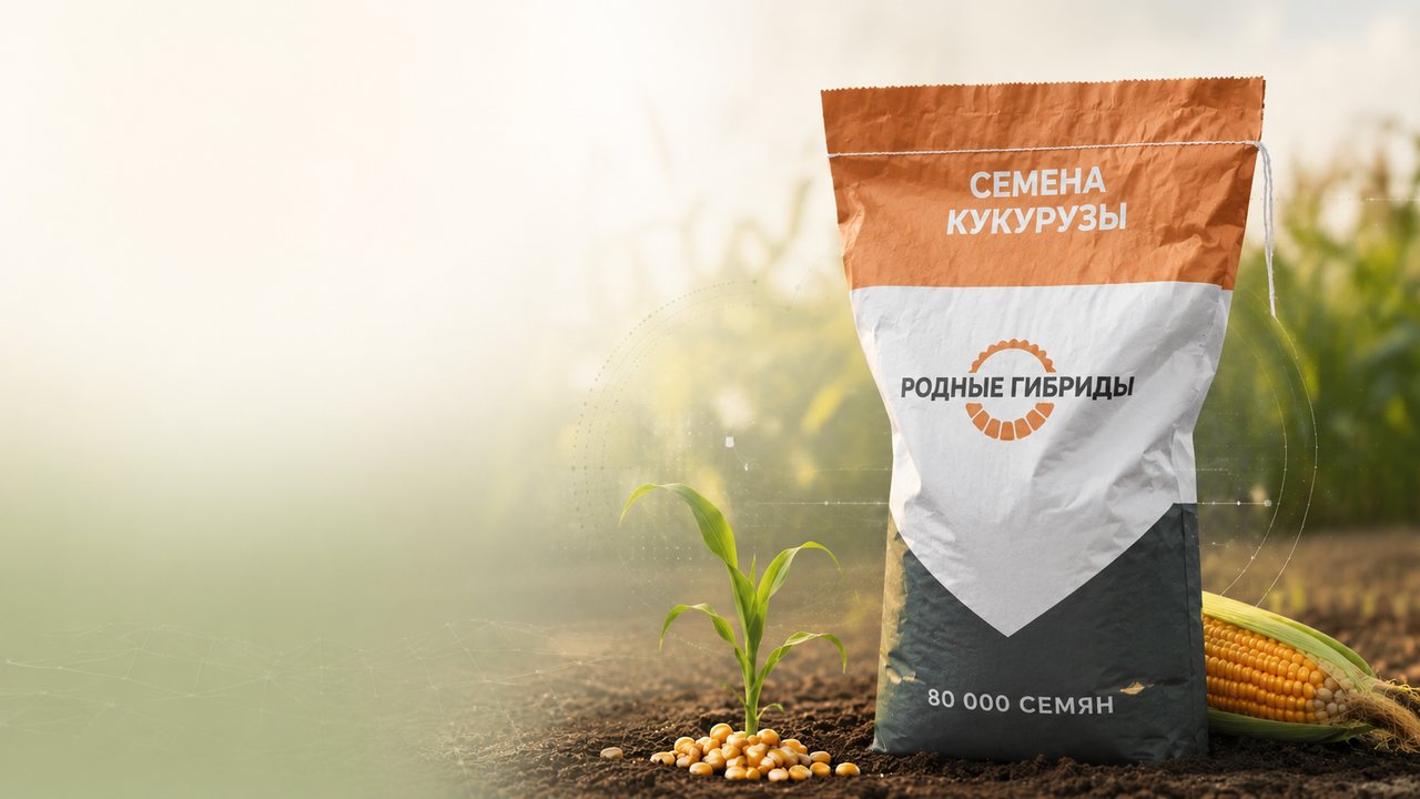 Фирменный мешок семян кукурузы Родные гибриды
